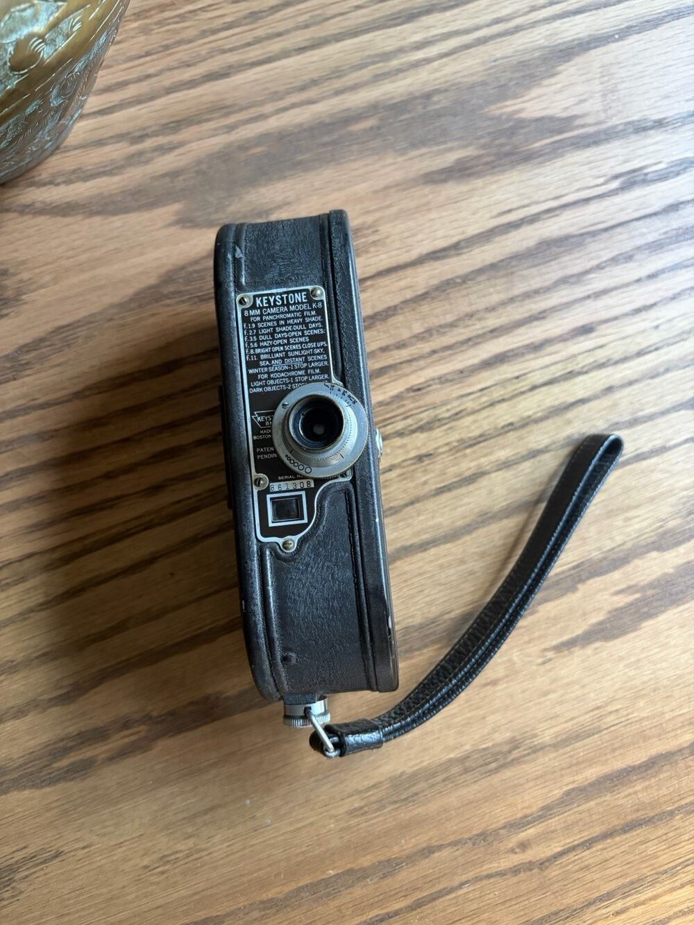 Vintage 1930s Keystone Model K-8 8mm Wind Up Film Movie Camera